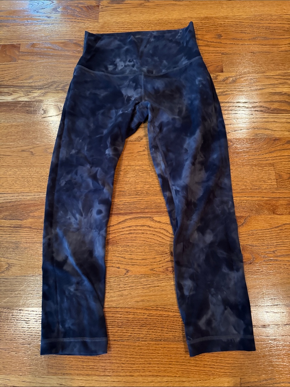 lululemon athletica Navy Tie-Dye High-Waist Leggings